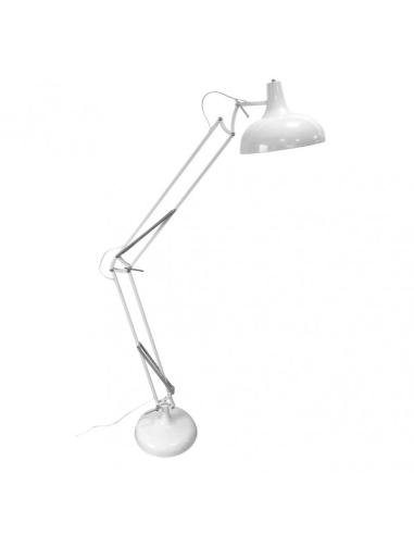 Pie Salon Articulable Malik 1xe27 Blanco 163x30x80 Cm