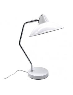 Flexo Elian 1xe27 Blanco/cromo 44x24x35 cm Orientable Y Articulable