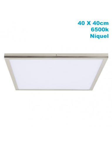 Panel Superf. 36w 6500k Tivoli Niquel 2,5x40x40 Cm 3060 Lm