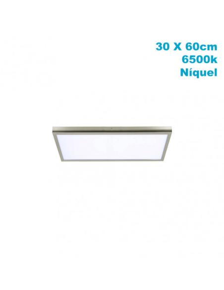Panel Superf. 36w 6500k Tivoli Niquel 2,5x30x60 Cm 3060 Lm