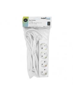 Base Multiple 4 Enchufes Cable 3m 3gx1,5mm Cobre 3500w Max 2