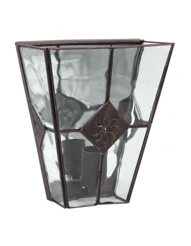Aplique Estepa Cobre 1xe27 25x20x12 Cm