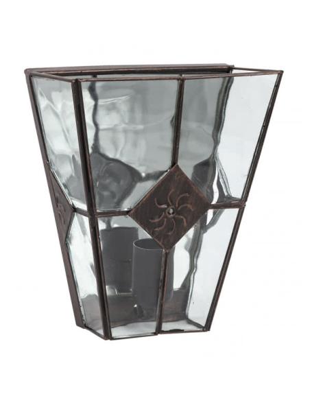 Aplique Estepa Cobre 1xe27 25x20x12 Cm