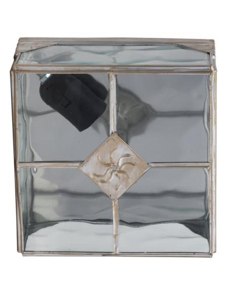 Plafon Pequeño Estepa Oro 1xe27 11x20x20 Cm