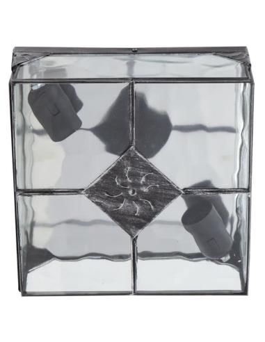 Plafon Grande Estepa Plata 2xe27 11x25x25 Cm