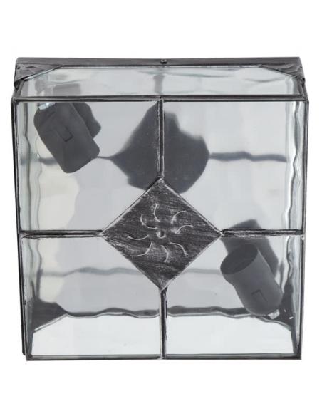 Plafon Grande Estepa Plata 2xe27 11x25x25 Cm