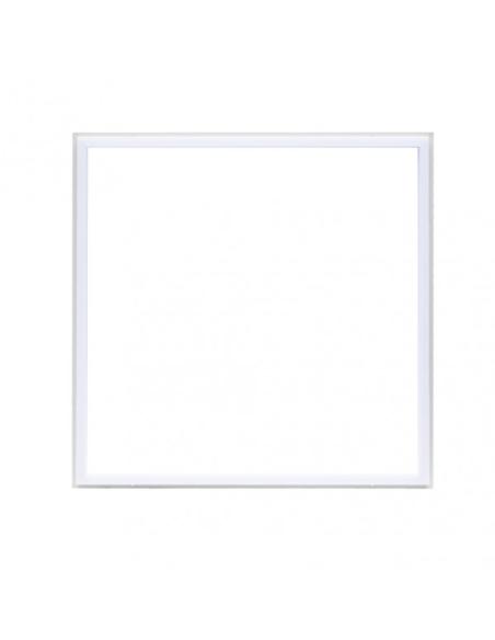 Marco Panel Led 48w 6000k Lorenzo 1,5x59,5x59,5 Cm Aluminio 4400lm Corte 57,5x57,5 Cm