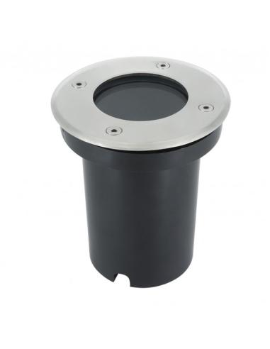 Empotrable Exterior Encastrar Red.1xgu10 Niquel  13x11x11 Cm Ip65 Corte 10,5 Cm