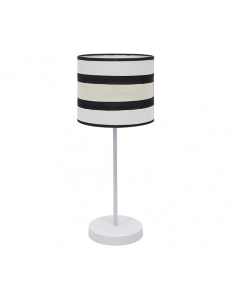 Sobremesa Peq. Karla 1xe14 Blanco/beis 42x17x17 Cm