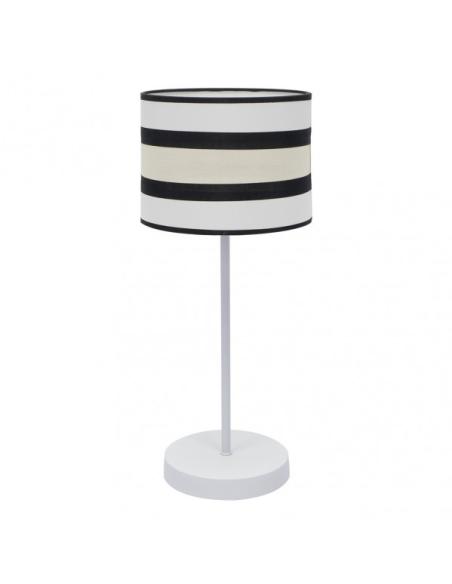 Sobremesa Grand. Karla 1xe27 Blanco/beis 61x25x25 Cm