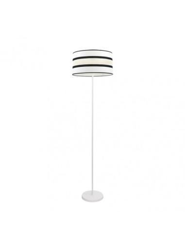 Pie Salon Karla 1xe27 Blanco/beis 149x40x40 Cm