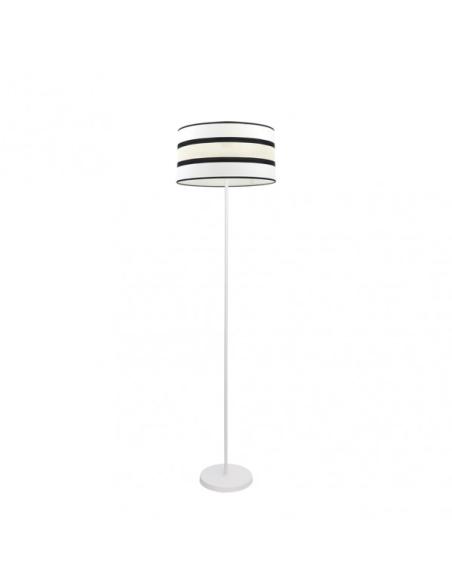 Pie Salon Karla 1xe27 Blanco/beis 149x40x40 Cm