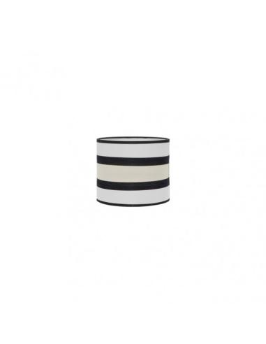 Pantalla Lampara Karla E14 Blanca/beis 14dx14dx15h