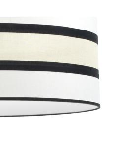 Pantalla Lampara Karla E14 Blanca/beis 14dx14dx15h 2