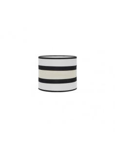 Pantalla Sobremesa Karla E14 Blanca/beis 17dx17dx15h