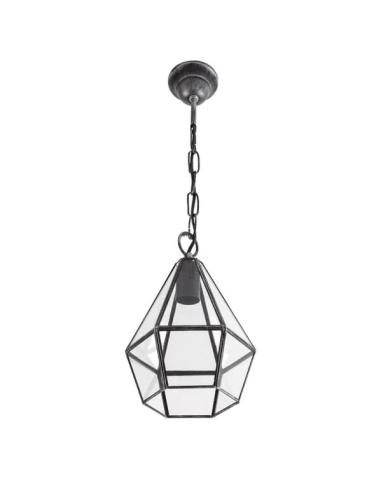 Colgante Ecija Plata 1xe27 Regx20x20 Cm