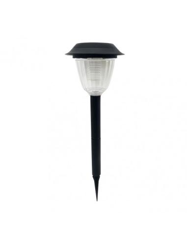 Pincho ext. solar 5000k 50lm  kira negro  ip65 31/43,5x13x13 cm carga5-6h uso 6-8h