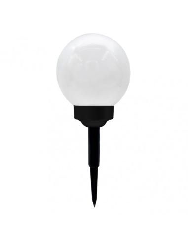Pincho Ext. Solar  5000k 50lm Kira Negro C/sensor Crepuscular  Ip65 32/36x15x15 Cm Carga 5-6h Uso 6h