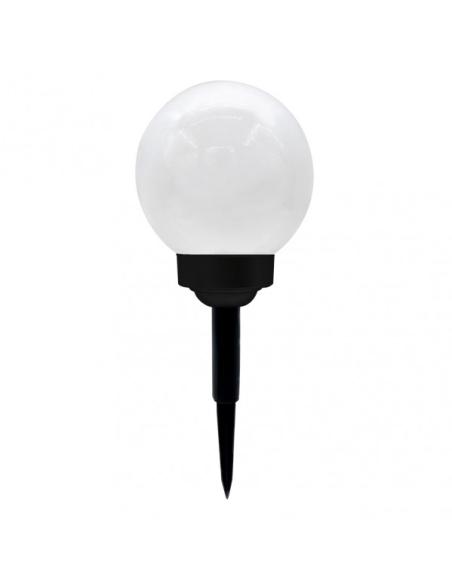 Pincho Ext. Solar  5000k 50lm Kira Negro C/sensor Crepuscular  Ip65 32/36x15x15 Cm Carga 5-6h Uso 6h