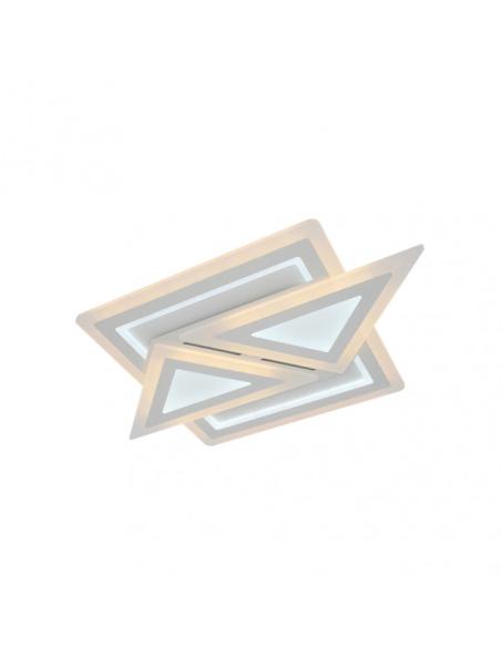 Plafon 130w 3000k, 4000k, 6500k Blanco Atria 5x60x40Cm 17550Lm Regulable, Memoria y C. Remoto