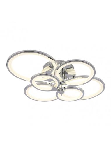 Plafon Sydney 134w 3000-4000-6500k Cromo 17x74x57 Cm 18090lm Regulable,memoria Y C.remoto
