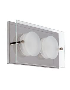 Plafon 2x6w 4000k Antioquia Cromo 800lm  (22x11,5x5,5)