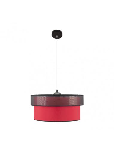 Colgante Felix Negro/rojo 1xe27 Regx50x50 Cm