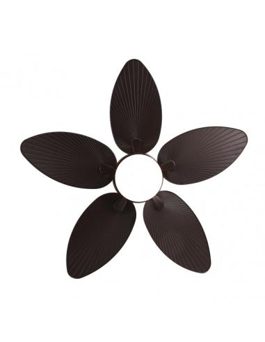 Ventilador Dc Borasco 24w Marron 5 Asp.6 Vel.132d  2950lm Remoto.memoria Y Temp.3000-4000-6000k