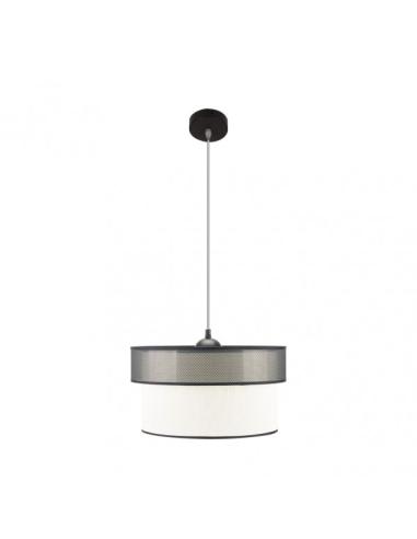 Colgante Felix Negro/blanco 1xe27 Regx40x40 Cm