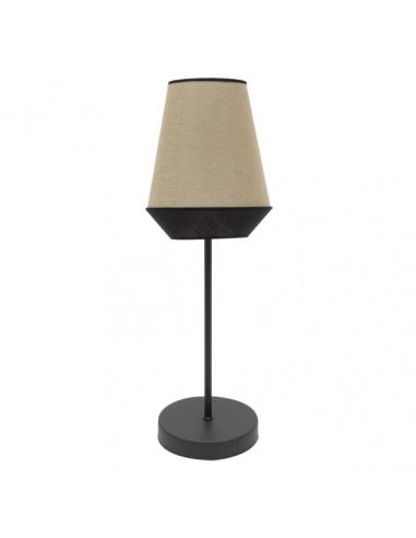 Sobremesa Alto Campana 1xe27 Saco/negro 74x25x25 Cm