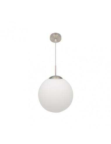 Colgante Astro 1xe27 Blanco/niquel Regx30x30 Cm