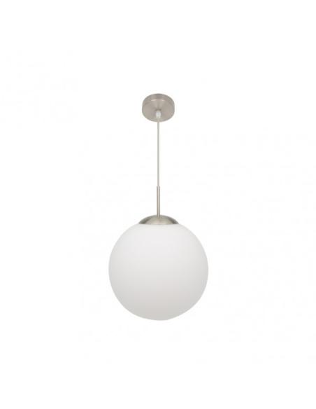 Colgante Astro 1xe27 Blanco/niquel Regx30x30 Cm