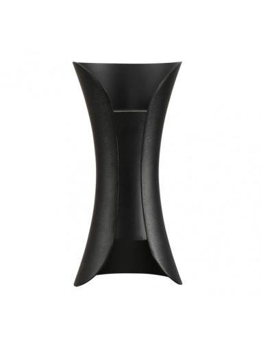 Aplique Barredor De Pared 10w 4000k Dickens Negro  950lm 20x10x9 Cm Ip65 Aluminio