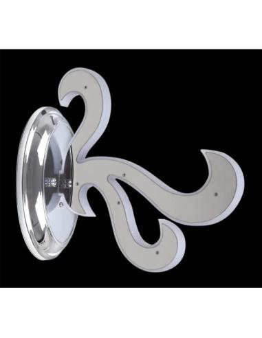 Aplique Led   Fuego 1 L Cromo 9w 360lm 4000k 23x12x26,5