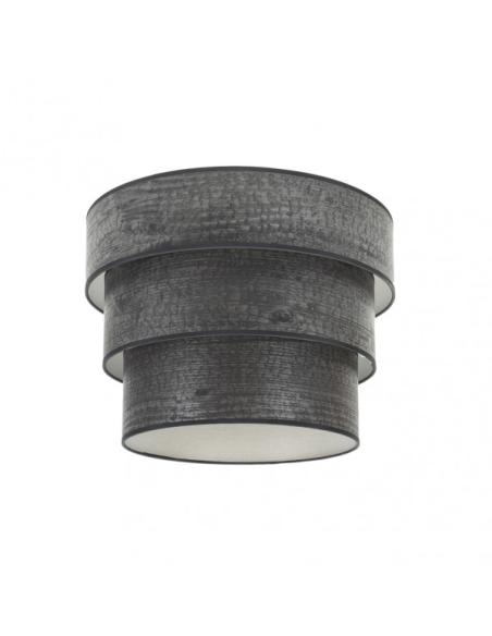 Pantalla Colgante Triple Smile E27 Madera Negra 40dx20dx26h
