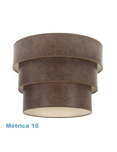 Pantalla Colgante Triple Smile M10 Oxido 50dx40dx28h