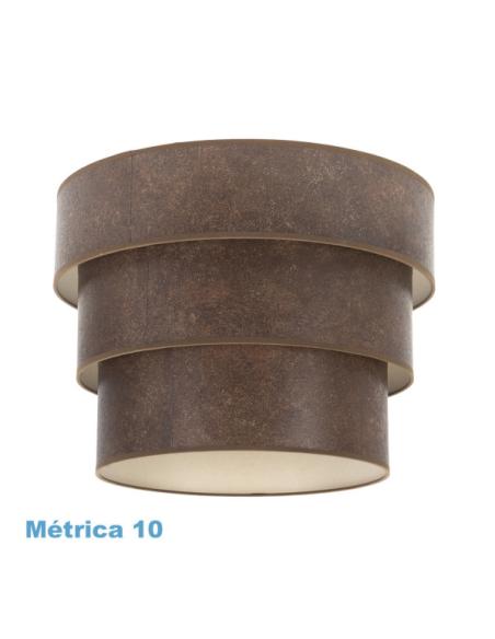 Pantalla Colgante Triple Smile M10 Oxido 50dx40dx28h