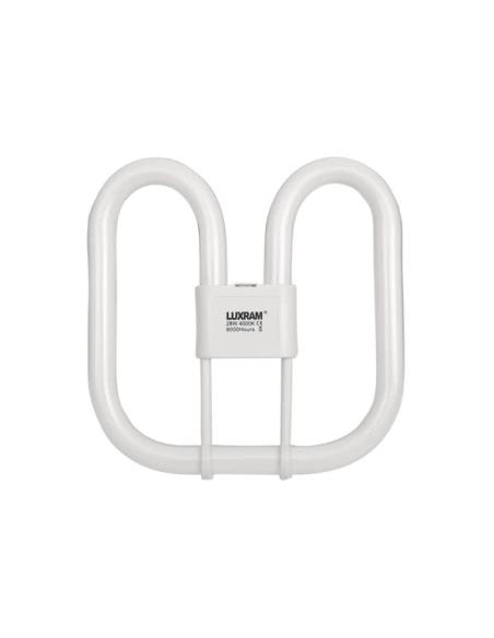 Bombilla 2d Gr10q 4 Pinos 28w 4000k Blanca