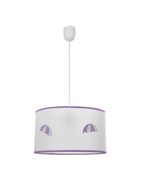 Colgante Lluvia 1xe27 Lila Regx30d
