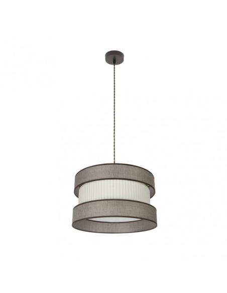 Colgante Home 1xe27 Marron/marron-beis Regx40x40 Cm