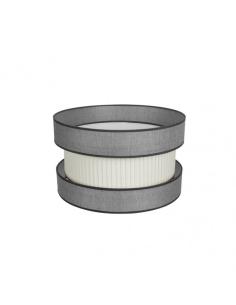 Pantalla Colg./pie Salon Home E27 Gris-beis 40dx40dx24h