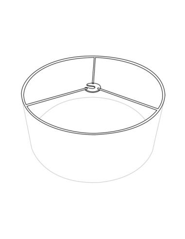 Pantalla Colgante Home M10 Gris-beis 50dx50dx25h Difusor Incluido