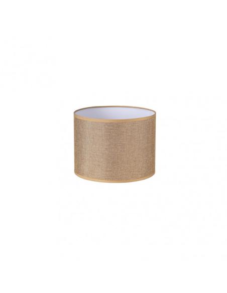 Pantalla Cilindrica Jin E27 Marron 25Dx25dx20h Cm Tejido Saco-yute