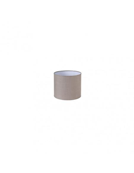Pantalla Cilindrica Happy Pinza Lino Gris 14dx14dx13h
