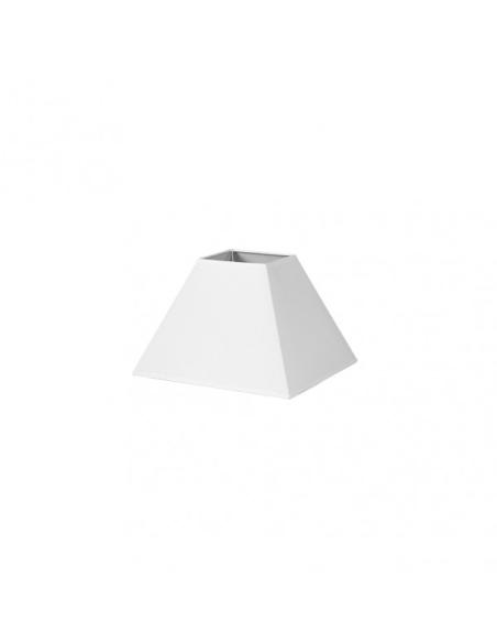 Pantalla Piramide Mezzo E27 Blanco 25dx11dx18h Tejido Popelin