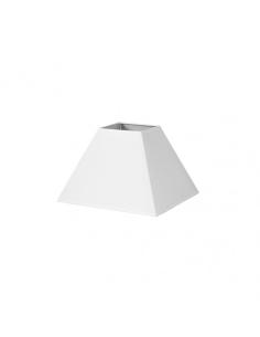 Pantalla Piramide Mezzo E27 Blanco 30dx13dx22h   Tejido Popelin