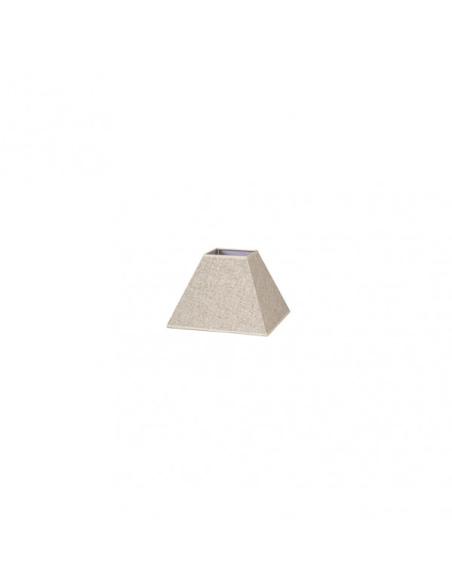 Pantalla Piramide Tenorio E27 Lino Beis 15dx8dx11h