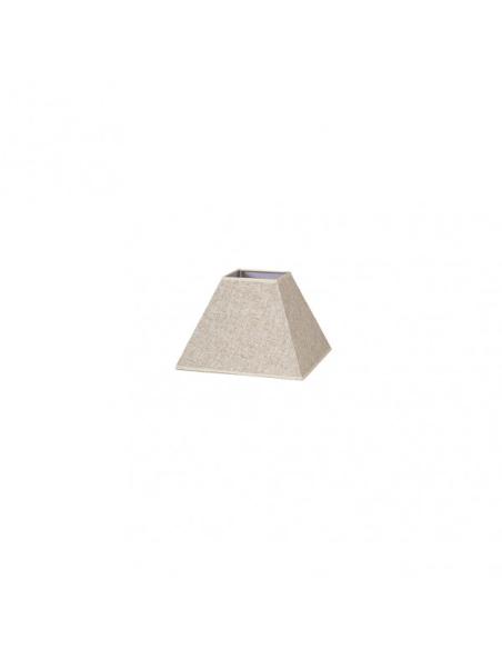 Pantalla Piramide Tenorio E27 Lino Beis 17dx8dx13h