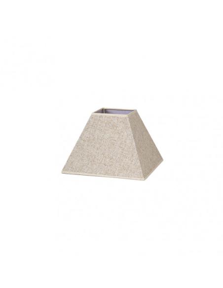 Pantalla Piramide Tenorio E27 Lino Beis 25dx11dx18h