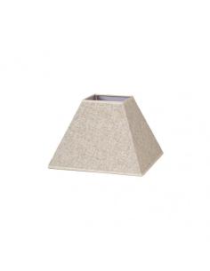 Pantalla Piramide Tenorio E27 Lino Beis 30dx13dx22h